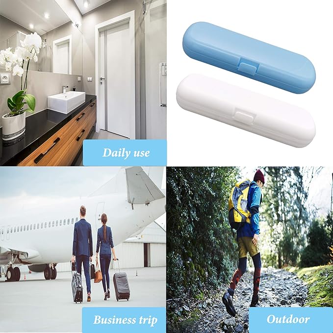 2 Pcs Electric Toothbrush Travel Case, Portable Toothbrush Holder - Image 7