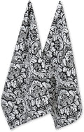 DII Cotton Dish Towel Set Damask Print by DII