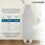 Encasa XO Ironing Board Cover and Pad 42"x14" - Image 2