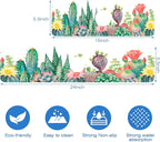 Watercolor Cactus Floral Sink Faucet Absorbing Mat Sink Splash Guard Faucet Mat - Image 3