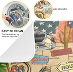 senya Super Absorbent Dish Drying Mat, Microfiber Fast-Drying Dish Mat - Image 2
