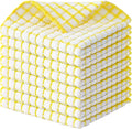 Kitinjoy Cotton 8 Pack Terry Kitchen Dish Cloths, 12 x 12 Inches Super Soft and by Kitinjoy