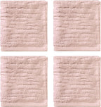 SKL Home CloudSoft 100% Cotton Luxury 4-Piece Washcloth Set, 520 GSM, Ultra - Image 2