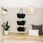 OrganiHaus Black Hanging Wall Baskets - Image 5