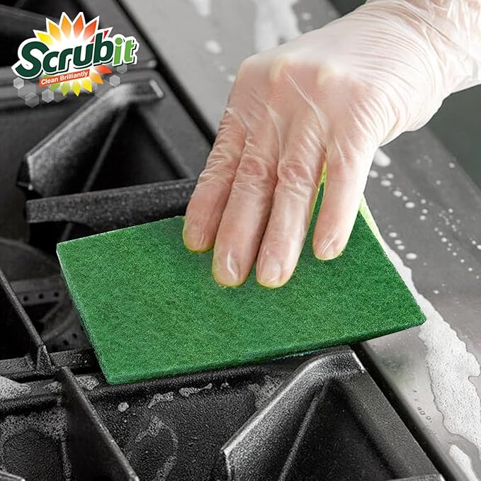Scouring Pads - Heavy Duty Household Cleaning Scrubber - Reusable Scrubbing - Image 2
