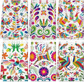 Breling Set of 6 Mexican Kitchen Towels Dia De Los Muertos Decorations Mexican by Breling