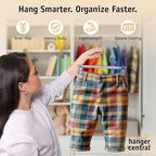 Hanger Central 30 Pack Pants Hangers – 10 Inch Slim Plastic Clothes Hangers - Image 4