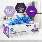 MED PRIDE Nitrile/Vinyl Blend Exam Gloves, Powder-Free, Latex-Free, Disposable - Image 2