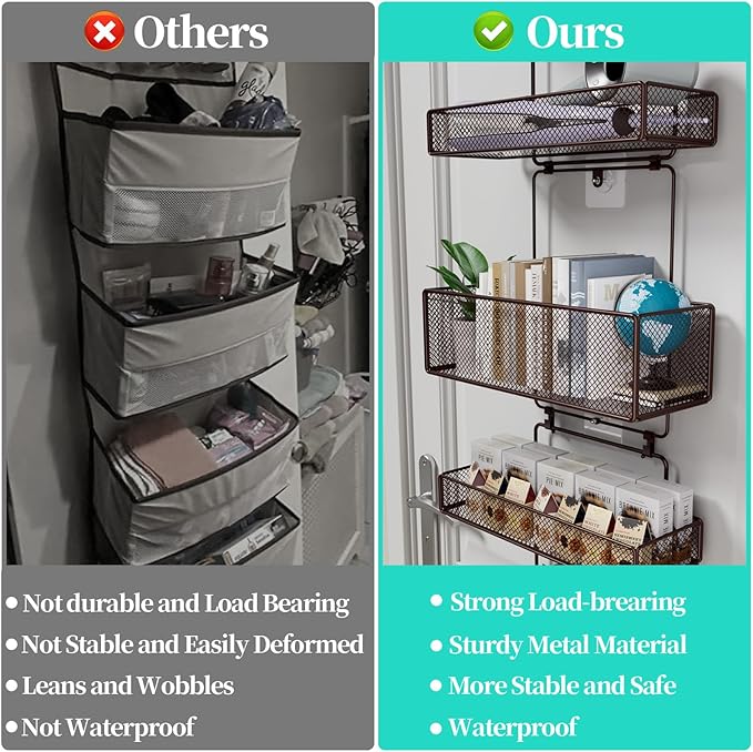 HapiRm Over Door Organizer Storage - Image 5