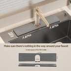 Faucet Mat for Kitchen Sink, Diatomite Stone Drying Sink Protectors, Bathroom - Image 5