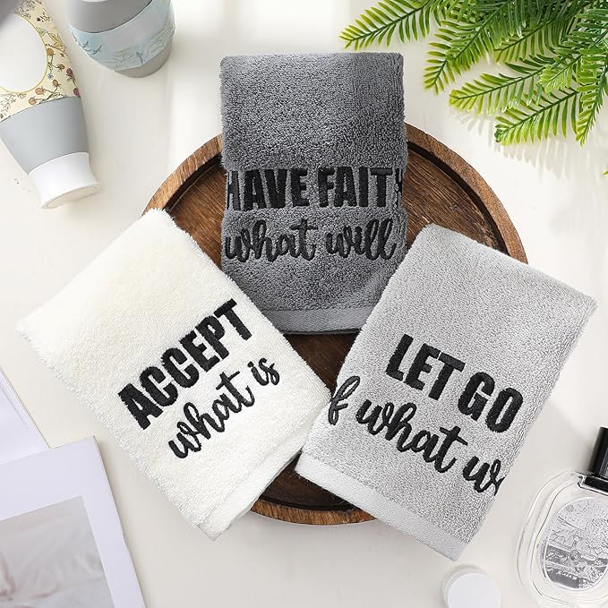 3pcs Farmhouse Decorative Hand Towels - Image 5