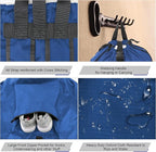 BeeGreen Laundry-Bag-Backpack-Heavy-Duty, Royal Blue Nylon Drawstring Portable - Image 5