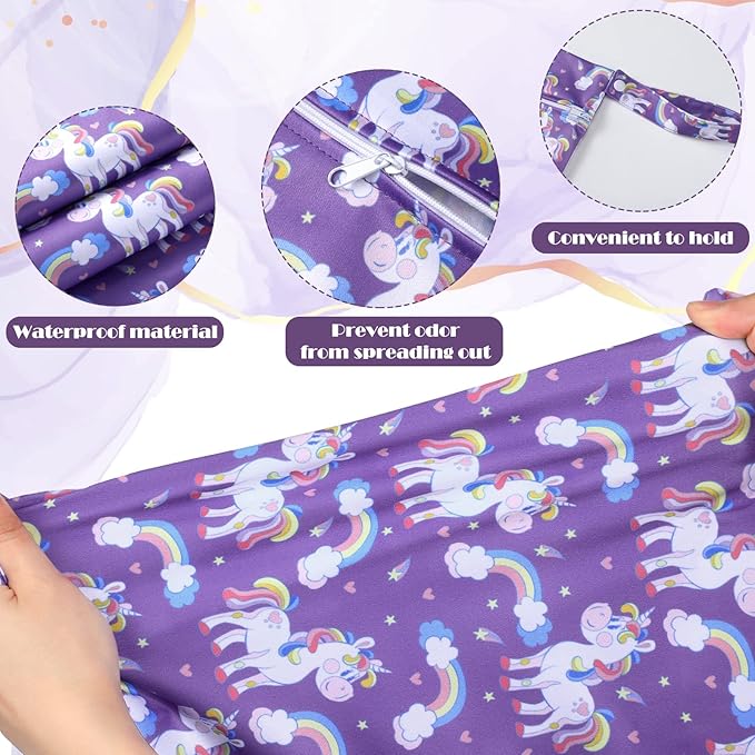 Shappy 2 Pcs Large Travel Laundry Bag Washable Waterproof Wet Dry Large Dirty - Image 3