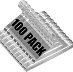 Hangers 100 Pack Wire Hangers Heavy Duty Clothes Hanger Ultra Thin Space Saving by WYCQKL