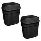 Bath Bliss 2 Pack Sailor Knot Swing Top Waste Bin | Dimensions: 11.22" x 8.27" by BathBliss