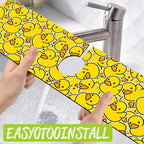 Sink Splash Guard Faucet Mat Rubber Ducky Absorbent Fast Drying Mat Sink - Image 4