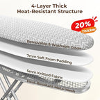 Yaheetech Foldable Ironing Board, Heavy Duty Iron Board - Image 6