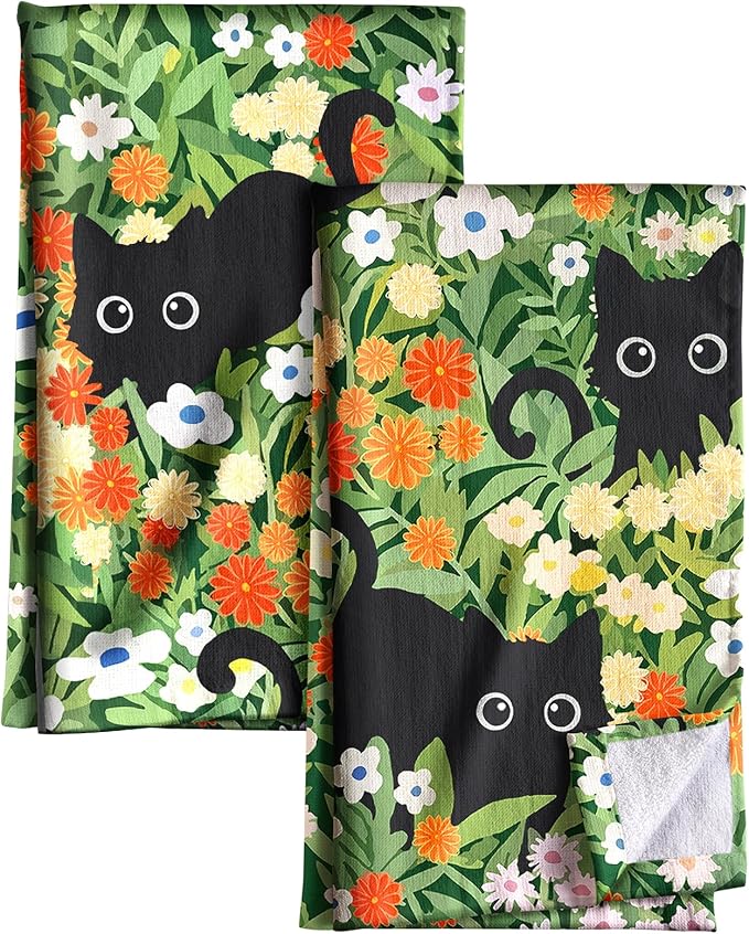 Cotton Kitchen Towels Set of 2 by MissAdola