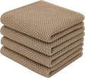 Homaxy 100% Cotton Waffle Weave Kitchen Dish Towels, Ultra Soft Absorbent Quick by Homaxy