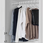 Casafield - 40 White Wooden Suit Hangers - Premium Lotus Wood - Image 4