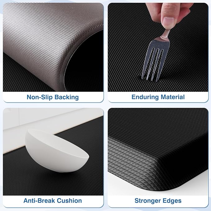 StepRite Kitchen Mats, Cushioned Anti Fatigue Kitchen Mats - Image 3