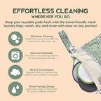 Greenzla Reusable Makeup Remover Pads Travel Set - Image 5