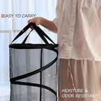 BATTOO 2 Pack Black X-Large Collapsible Laundry Basket Foldable Mesh Pop Up - Image 7