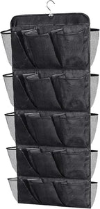 MISSLO 30 Large Pockets Dual Sided Hanging Shoe Rack by MISSLO