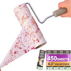 Large Lint Rollers for Pet Hair Extra Sticky, Cat Dog Hair Remover Laundry - Image 3