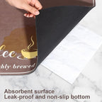 Absorbent Coffee Mat, Fashion Dish Drying Mat - Image 8