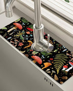 Patterned Sink Faucet Mat Kitchen Splash Guard Super Absorbent Drying Mat by BnhjsdwTablecloth