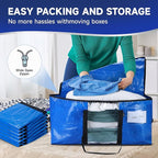 CONGREGATE 8-Pack Heavy Duty Blue Moving Bags - Image 8