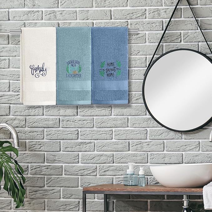 3 Pcs Farmhouse Decorative Hand Towels - Image 3