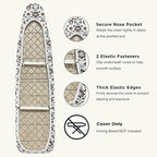 Ironing Board Cover and Pad 15"x54" Extra Thick Natural Cotton, Scorch and - Image 3