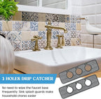 2 Pcs Faucet Mat for Kitchen Sink Splash Guard for Kitchen Sink Faucet Dish - Image 6