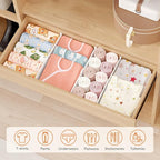 Lifewit 4" Tall 5 Pack Drawer Dividers, 27-42cm/10.5-16.5" Expandable Drawer - Image 9