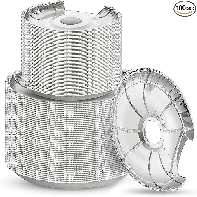 Heavy-Duty Aluminum Electric Stove Burner Covers by LindasEssentials
