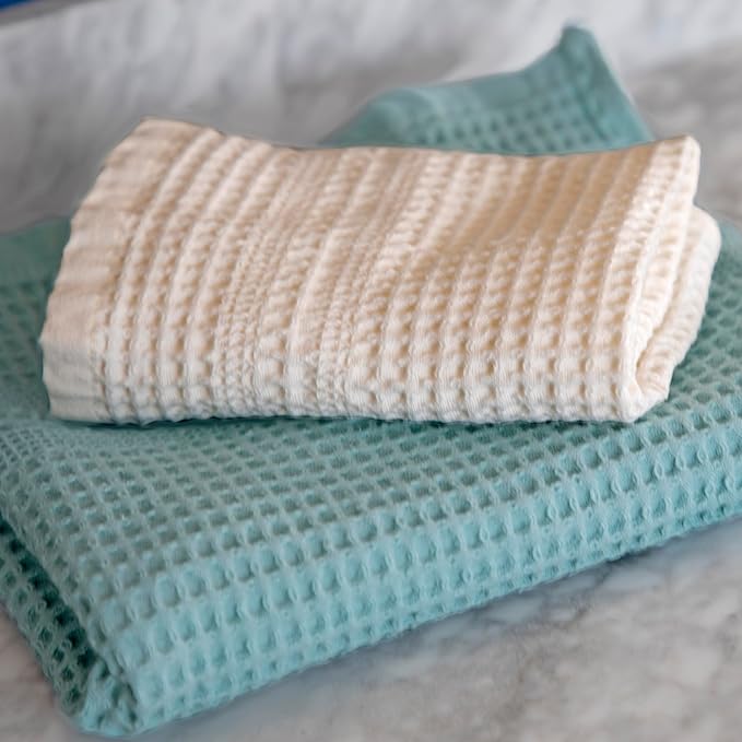 GILDEN TREE Waffle Hand Towels for Bathroom Quick Dry Towel Super Absorbent - Image 9