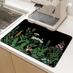 Dish Drying Mat for Multiple Usage. Super Absorbent, Easy clean, Quick dry by Mokiwala