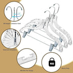 Quality Clear Plastic Skirt Hangers - Image 4