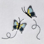 SKL Home Dancing Butterflies 100% Cotton Embroidered 2pc Hand Towel Set - Image 5