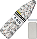 Ironing Board Cover and Pad 18"x54" Extra Thick Natural Cotton, Scorch and - Image 7