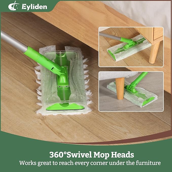 Eyliden Sweeper Mop with 36 Refills - Image 7