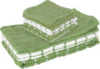 Ritz Premium 3-Pack Kitchen Towel & 6-Pack Dish Cloth Set by Ritz+Foodservice