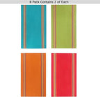 COTTON CRAFT Salsa Stripe Kitchen Towel - Image 2