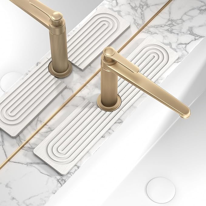 Faucet Mat for Kitchen Sink, Diatomite Stone Drying Sink Protectors, Bathroom by IMGROSE