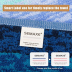 SEMAXE 18-Pack Bath Towel Set Include 6 Bath Towels, 6 Hand Towels, 6 Wash - Image 3