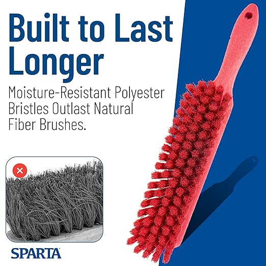 SPARTA Handheld Soft Counter Brush 8 Inch Bristle Span, Countertops, and - Image 7