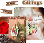 CCINEE 150 PCS Mini Natural Wooden Clothespins, 1 Inch Multi-Function - Image 6