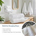 Simple&Opulence 4 Pcs Premium Hand Towels 16"x28", 600 GSM 100% Ring Spun Cotton - Image 4